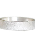 Silver Rustic Gravel Band Andrea Bonelli Jewelry Sterling Silver