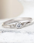 Trois Diamond Ring Andrea Bonelli Jewelry 
