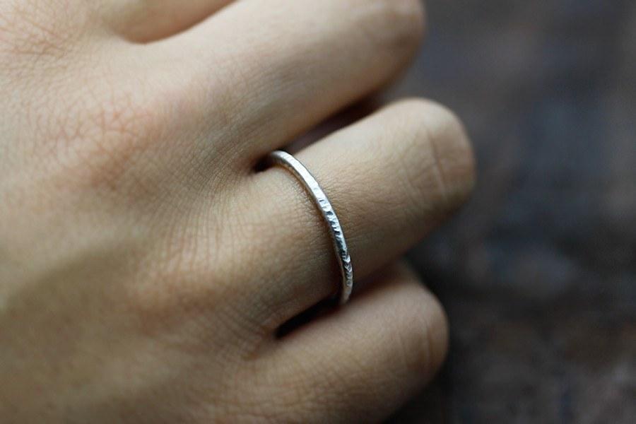 Silver Twig Ring Andrea Bonelli Jewelry 