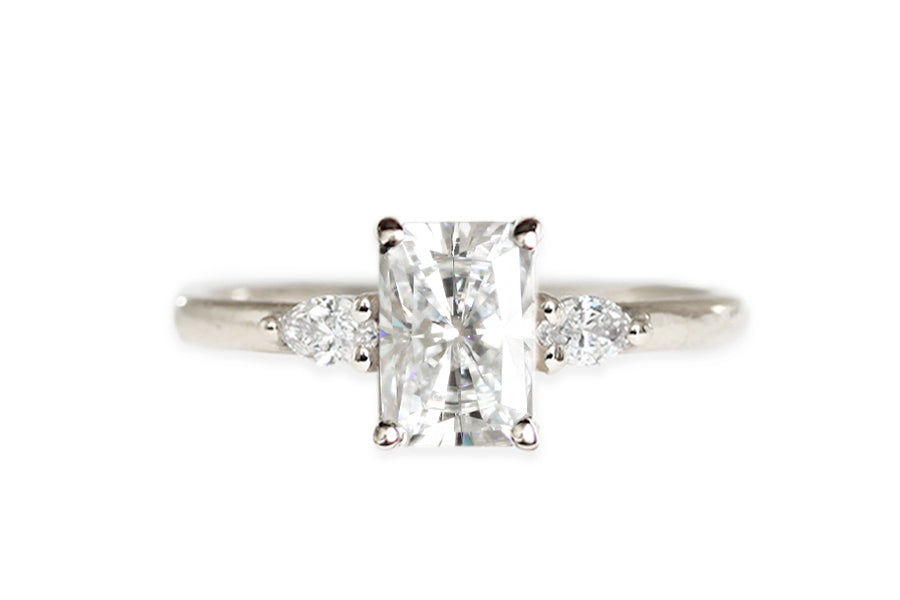 Marina Lab Diamond Ring Andrea Bonelli 14k White Gold