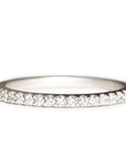 Simone Diamond Band Andrea Bonelli 14k White Gold