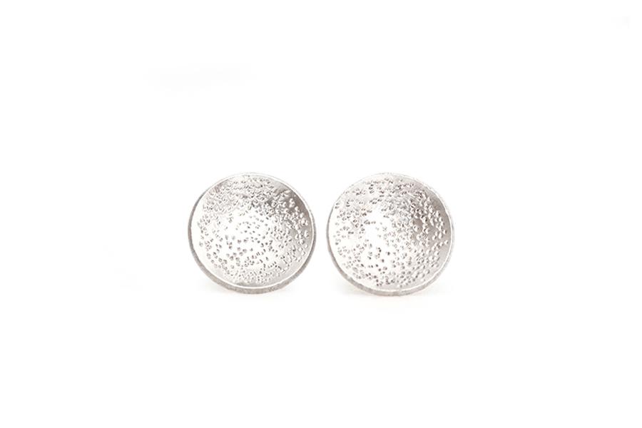 Stardust Studs Andrea Bonelli Jewelry 14k White Gold