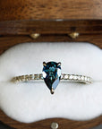 Annalise London Blue Topaz Ring Andrea Bonelli Jewelry 