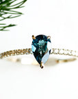 Annalise London Blue Topaz Ring Andrea Bonelli Jewelry 