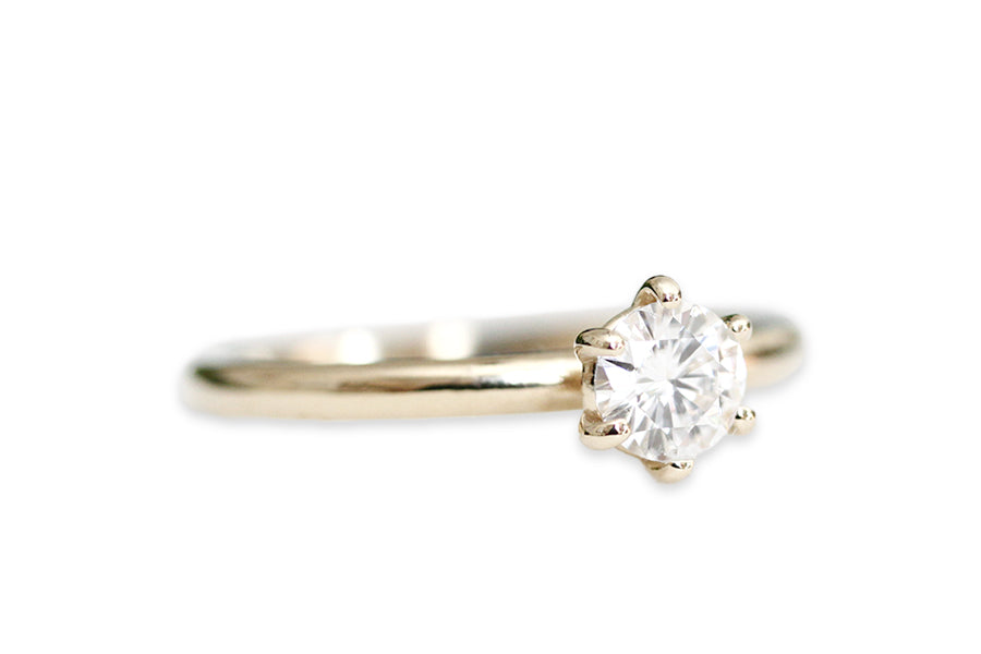 Claire Moissanite Ring Andrea Bonelli 