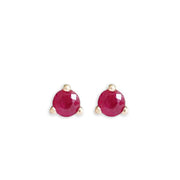 Eva Birthstone Studs Andrea Bonelli Jewelry 14k Yellow Gold