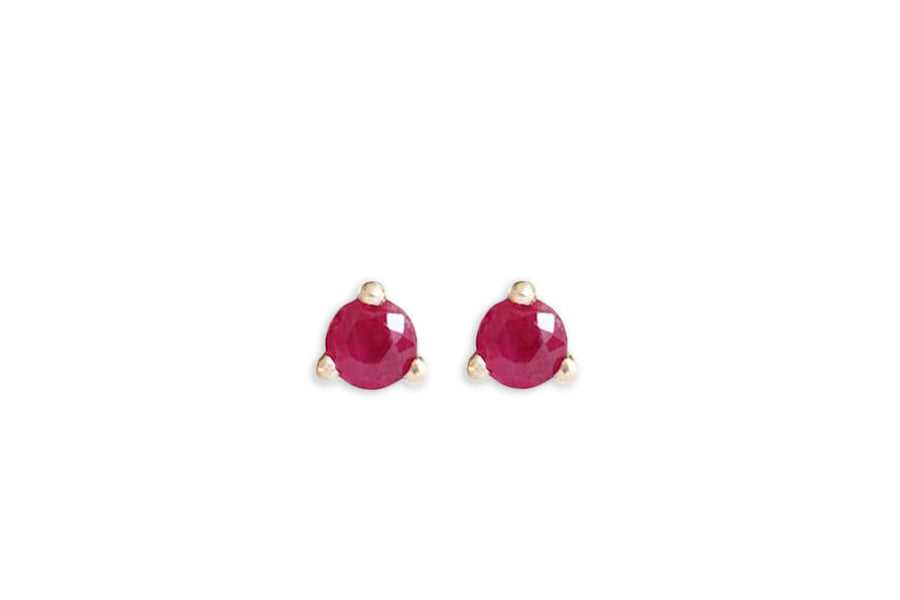 Eva Birthstone Studs Andrea Bonelli Jewelry 