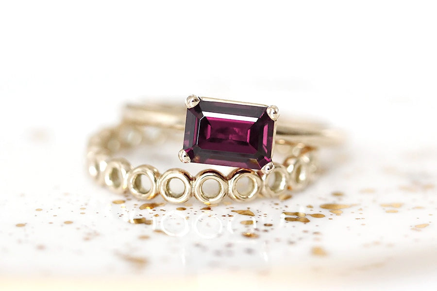 Bella Rhodolite Garnet Ring Andrea Bonelli Jewelry 