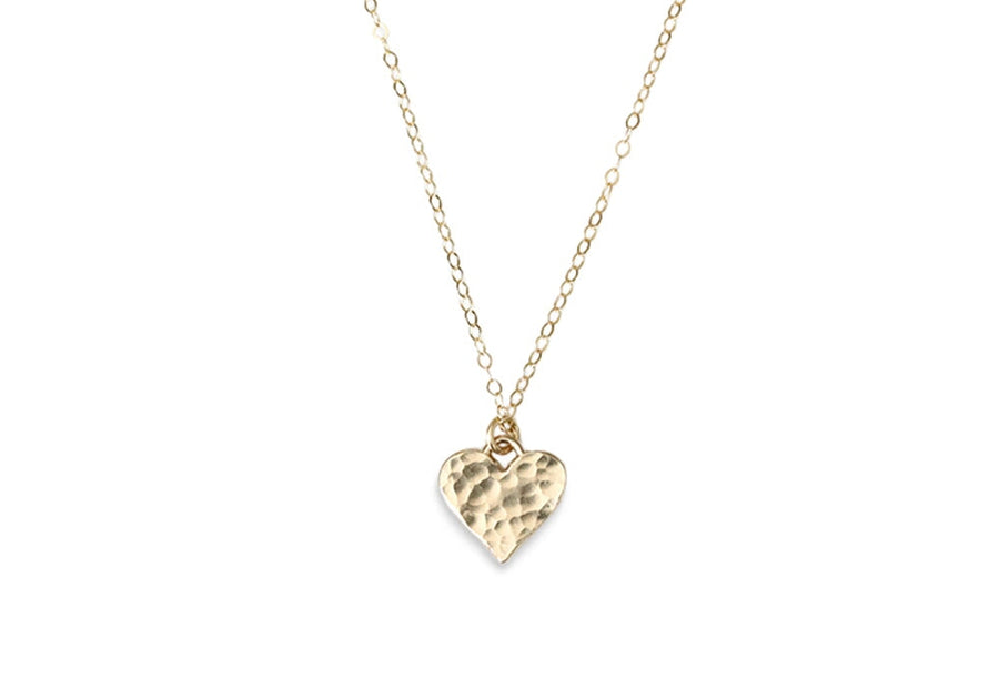 Hammered Heart Necklace Andrea Bonelli 