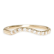 Liliana Diamond Ring Andrea Bonelli Jewelry 14k Yellow Gold