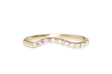 Liliana Diamond Ring Andrea Bonelli Jewelry 14k Yellow Gold