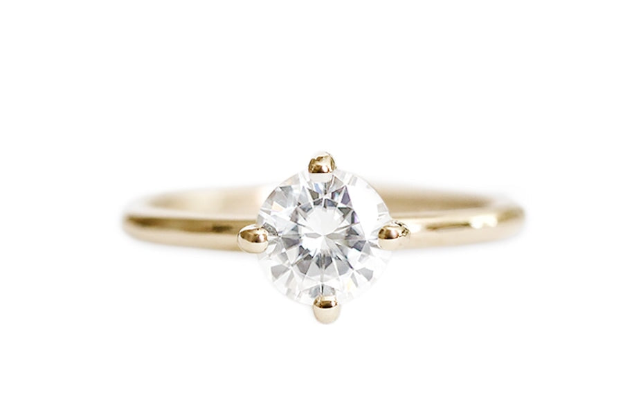 Lola Ring .68ct + Andrea Bonelli Jewelry 14k Yellow Gold