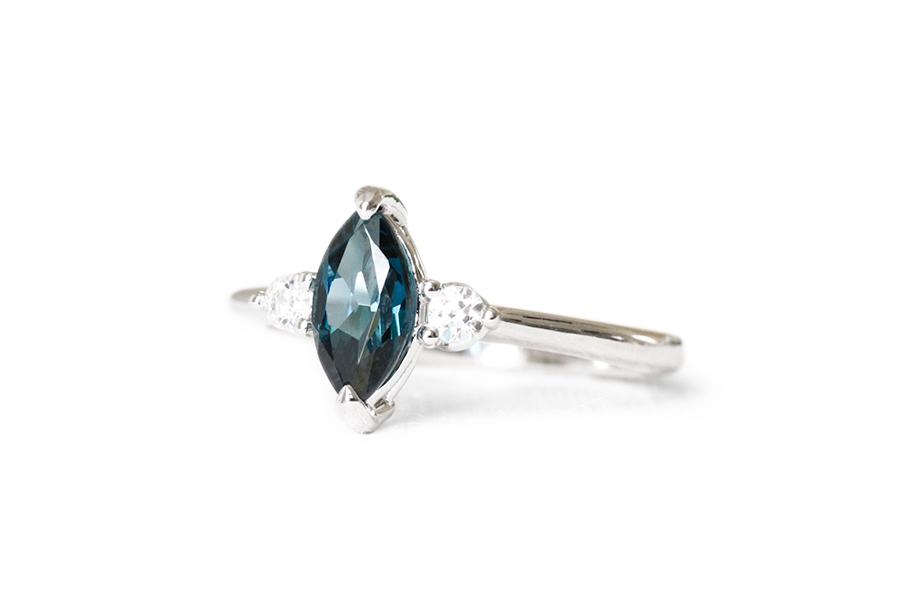 Madeira Topaz + Diamond Ring Andrea Bonelli 