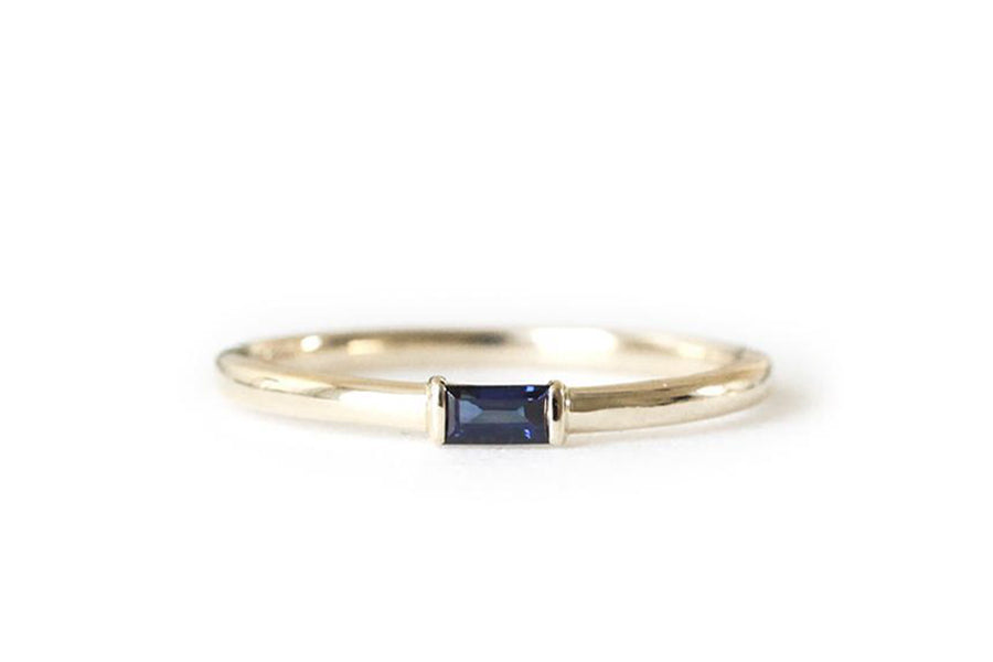 Maya Sapphire Ring Andrea Bonelli 14k Yellow Gold