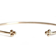 Tria Beaded Cuff Bracelet Andrea Bonelli Jewelry 14k Yellow Gold
