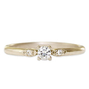 Corynn Diamond Ring Andrea Bonelli Jewelry 14k Yellow Gold